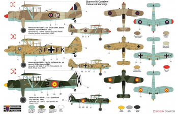 Сборная модель Henschel Hs 126B-1 „Mediterranean“