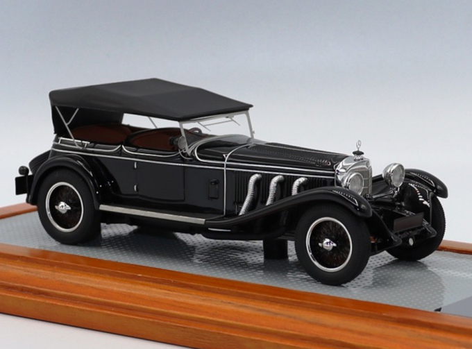 Mercedes-Benz 680S 1928 Dual Cowl Tourer Gangloff sn35979 Closed Top, Black