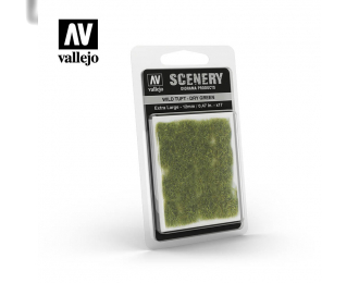 Темно-зеленая трава, сухой пучок Vallejo Scenery, имитация. Высота 12 мм