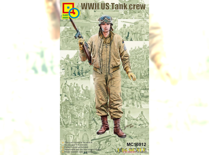 Сборная модель WWII US Tank Crew