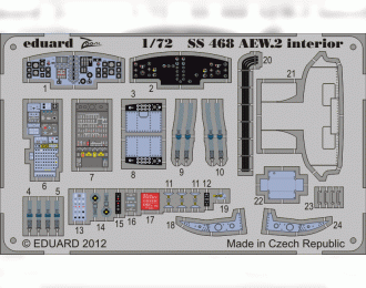 Цветное фототравление для Sea King AEW.2 interior S. A.