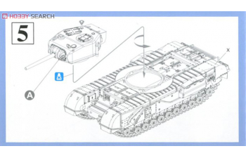 Сборная модель CHURCHILL MK.IV NA75