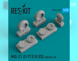 Колеса для MiG-21 (F/F13/U/US) wheels set