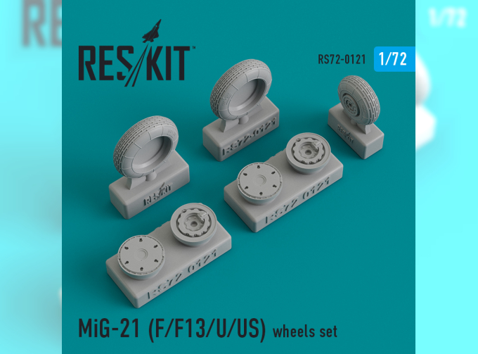 Колеса для MiG-21 (F/F13/U/US) wheels set