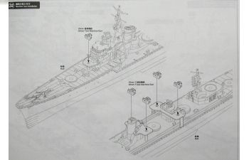 Сборная модель Z29 Shimakaze - Late type