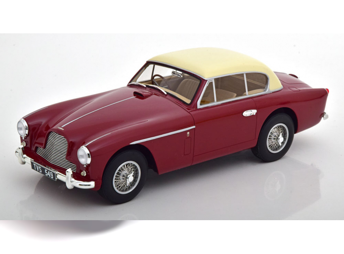 Aston Martin DB2-4 MKII FHC Notchback 1955 (red / beige)