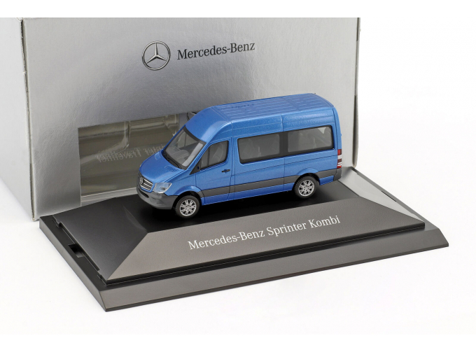 Mercedes-Benz Sprinter микроавтобус голубой металлик