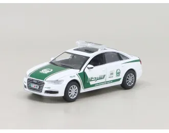 AUDI A6 Dubai Police (2009), green/white