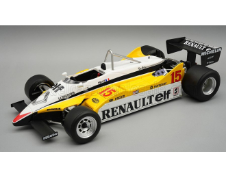 RENAULT F1 Re30b V6 Turbo Team Renault Elf №15 Winner South African Gp (1982) Alain Prost, White Yellow Black
