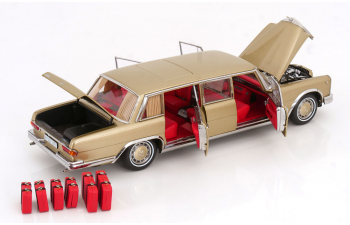 MERCEDES-BENZ 600 LWB W100 Pullman (1963-1981), light gold