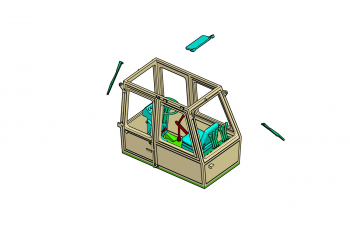 Сборная модель ПЭА-1 "Карпатец" (комплект для самостоятельной сборки)