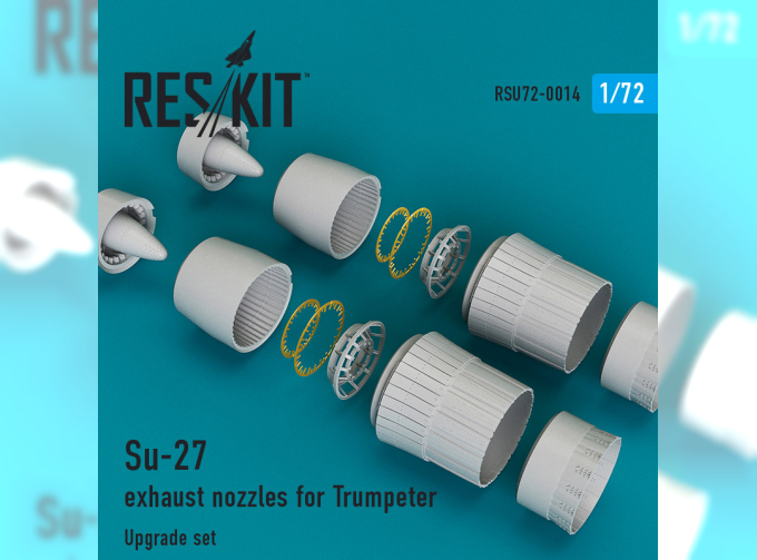 Su-27 exhaust nozzles for Trumpeter