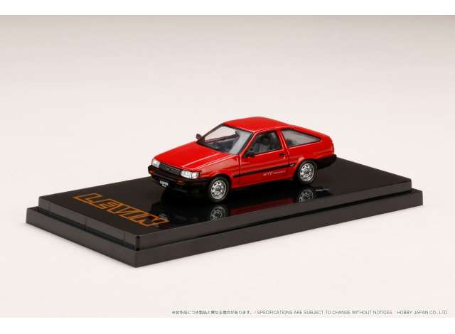 Toyota Corolla Levin AE86 3 Door GTV, red