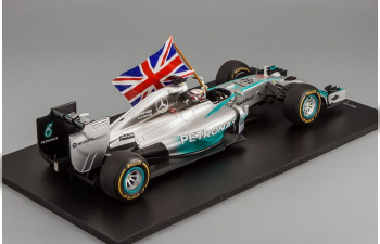 Mercedes-Benz F1 W05 Hybrid #44 Winner Abu Dhabi GP 2014 Lewis Hamilton, World Champion Edition