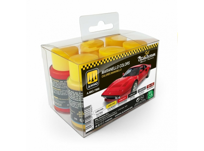 Набор акриловых красок Cobra Motor Маранелло / Maranello Colors Set