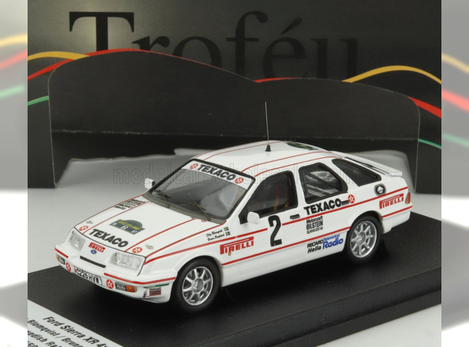 FORD Sierra Xr 4x4 №2 Rally Sweden (1987) Stig Blomqvist - Bruno Berglund, White Red