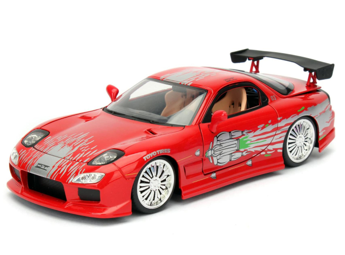 MAZDA Dom's Rx-7 2001 - Toretto - Fast & Furious 8 (2017), Red Silver