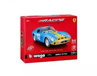 Сборная модель Ferrari 250 GTO, №112, blue/yellow