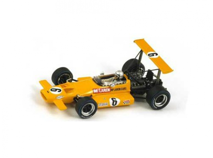 McLAREN M7B, 6 5th South African GP 1969 Bruce McLaren, yellow