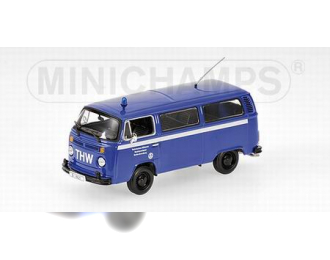 VOLKSWAGEN T2 Bus «THW» 1979, blue