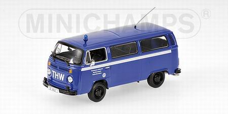 VOLKSWAGEN T2 Bus «THW» 1979, blue