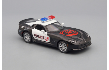 DODGE SRT Viper GTS Police (2013), black / white