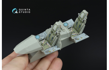 3D Декаль интерьера кабины Eurofighter Typhoon EF-2000B/2000T Двухместный (Trumpeter)