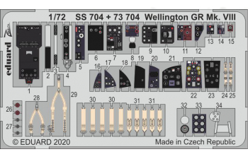 Полный набор фототравления Wellington GR Mk. VIII