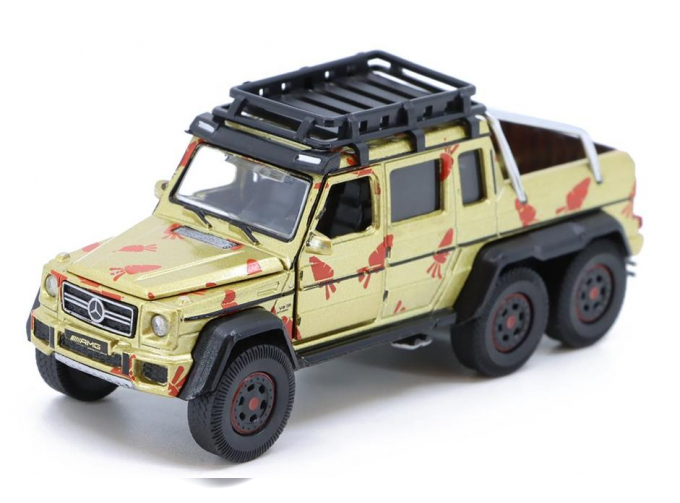 MERCEDES-BENZ G63 AMG 6x6 with Rabbit Family