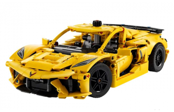 Сборная модель CHEVROLET Lego Technic - Corvette Stingray (2024) - 732 Pcs, Yellow