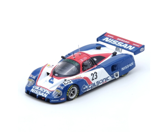 NISSAN R89C Le Mans #23 Masahiro Hasemi/Kazuyoshi Hoshino/Toshio Suzuki (1989), white/red/blue