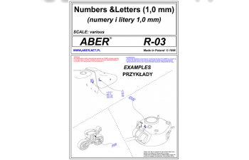 Numbers & Letters (1,0mm)