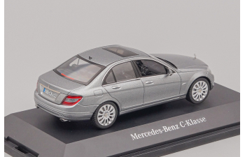 MERCEDES-BENZ C-Klasse Saloon Elegance W204 (2007), silver palladium