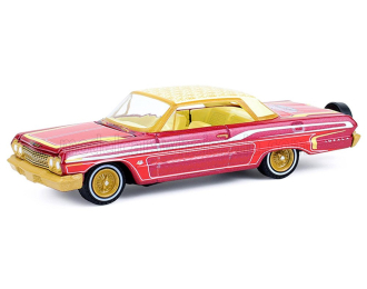 CHEVROLET Impala Lowrider Custom (1963), Pink White
