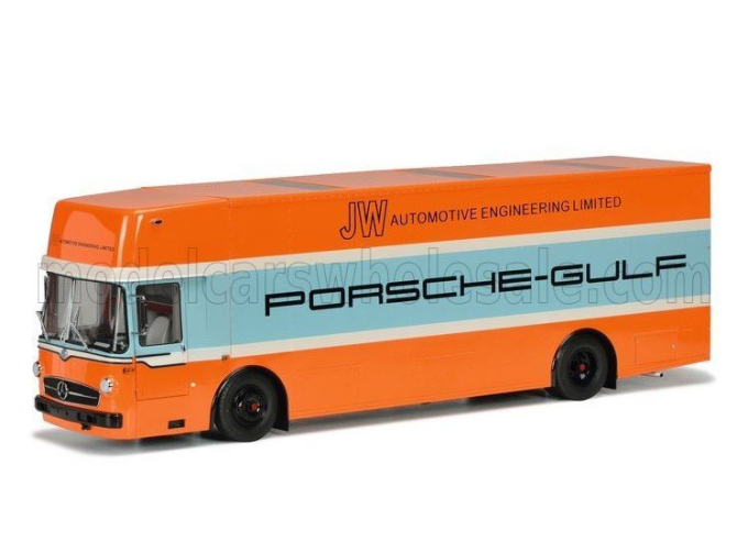 MERCEDES-BENZ O317 Truck car transporter Porsche Gulf JW automotive engineering limited renntransporter (1968)