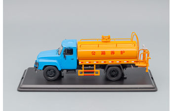 DONGFENG 140 series special tank truck, blue / orange