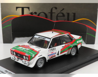 FIAT 131 Abarth №4 Rally Isola D'elba Italy (1981) B.Beguin - J.j.Lenne, White Red Green