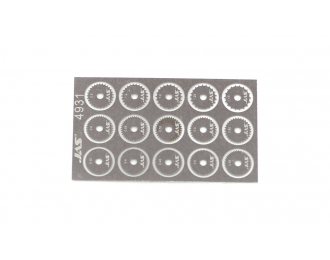 Набор дисков для ревитера d 8,5 мм шаг 0,35 - 1,5 мм 15 шт.