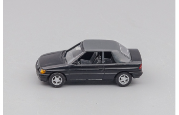 FORD Escort '91 Cabrio, top up, black / black gray