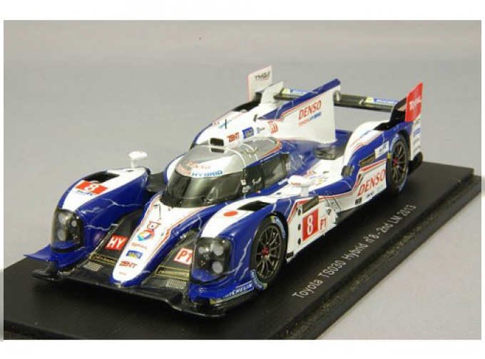 TOYOTA TS030 Hybrid 8 2nd LM S.Buemi - A.Davidson - S.Sarrazin (2013), blue