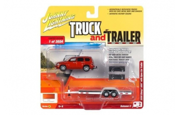 CHEVROLET HHR Daytona (2006), красный с прицепом