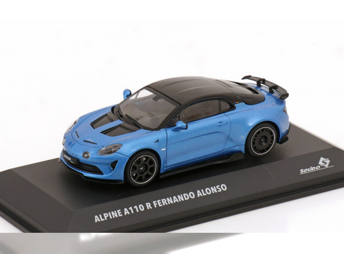 RENAULT Alpine A110 R Fernando Alonso (2024), blue metallic