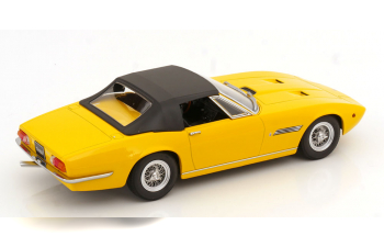 MASERATI Ghibli Spider Cabriolet Open (1970) - Spoked Rims - Cerchio A Raggio, Yellow