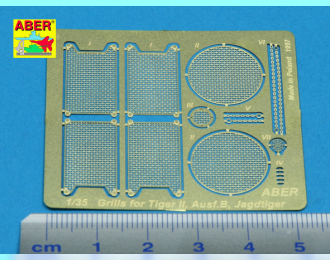 Фототравление Grills for Tiger II / Ausf.B / Jagdtiger