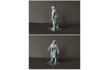 Колхозница в ватнике, фигурка