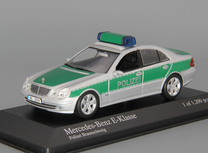 MERCEDES-BENZ E-Class Police (2004), silver / green