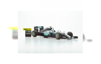 MERCEDES-BENZ F1 W07 Hybrid #6 2nd Abu Dhabi GP 2016 Nico Rosberg - World Champion 2016