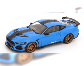FORD Shelby Mustang Super Snake Coupe (2024), blue metallic / black