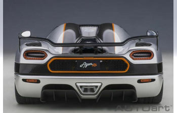 Koenigsegg Agera RS (silver / orange accents)