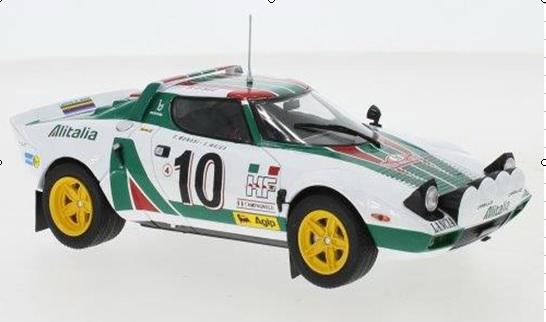 LANCIA Stratos HF #10 "Alitalia" Munari - Maiga победитель Rally Monte-Carlo 1976